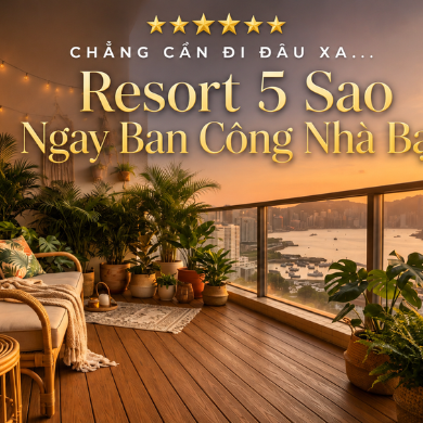 Chẳng cần đi đâu xa, resort 5 sao ở ngay ban công nhà bạn.awood-690X390