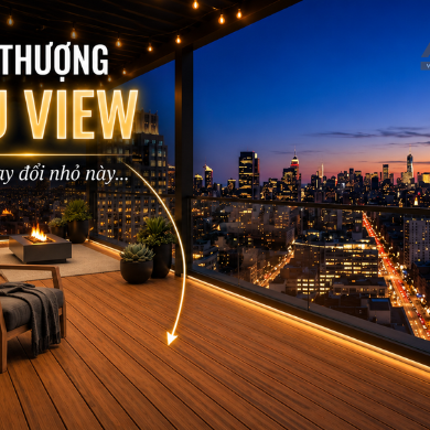 Góc sân thượng triệu view chỉ nhờ một thay đổi nhỏ này.awood-690X390